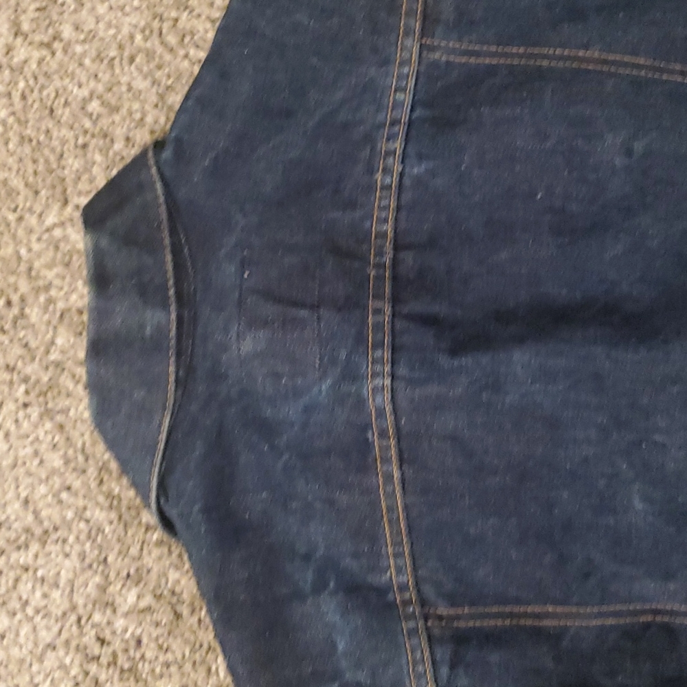 1970'S Orange Tag Vintage Levi's Jean Jacket Women's Small - Picture 6 of 8